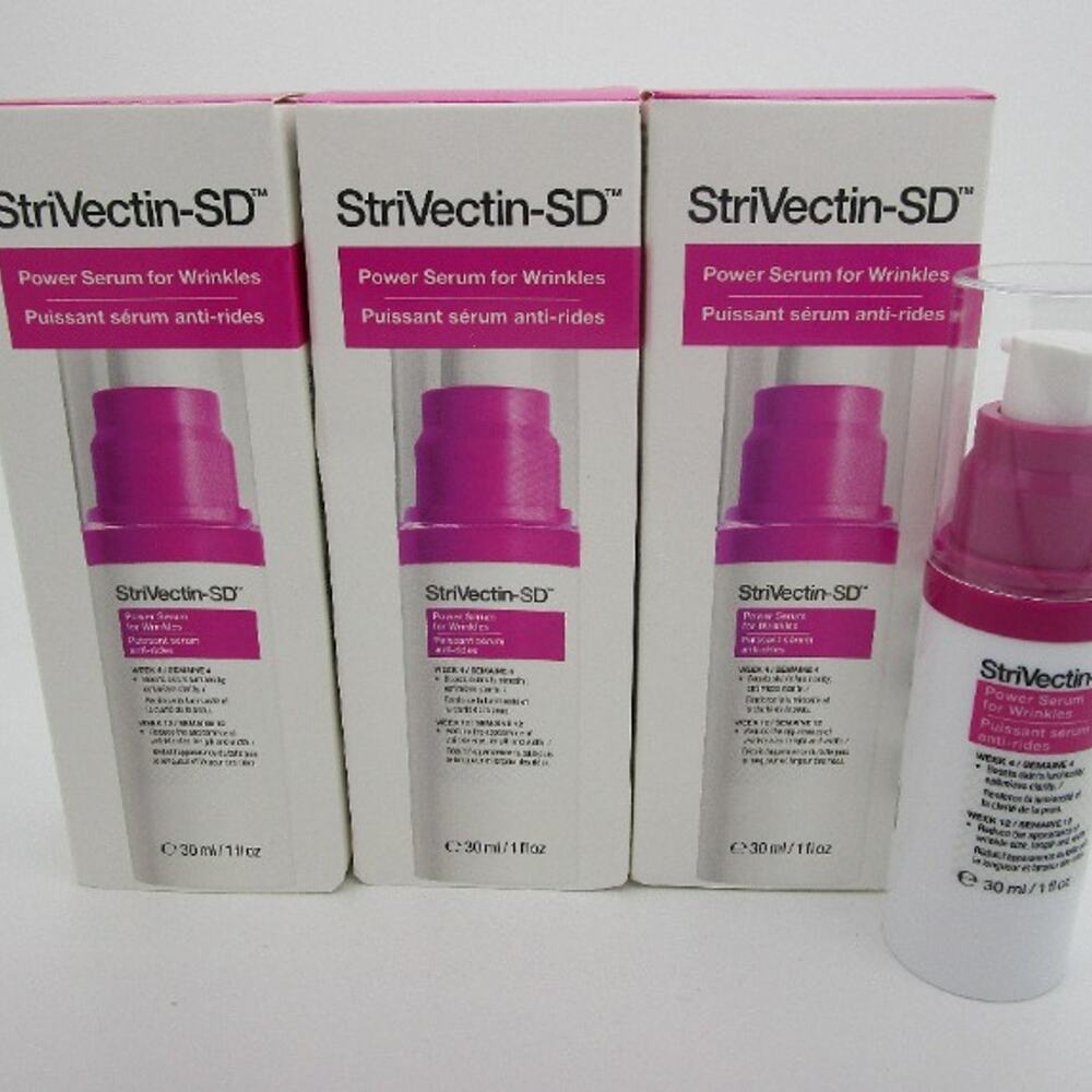 Lot of 3 StriVectin-SD Power Serum for Wrinkles 1 oz NEW